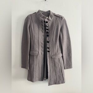 ALYSI Grey Vintage Military Jacket